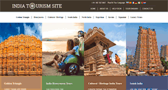 Desktop Screenshot of indiatourismsite.com